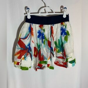 Hollister Mini Skirt, floral, lined size small